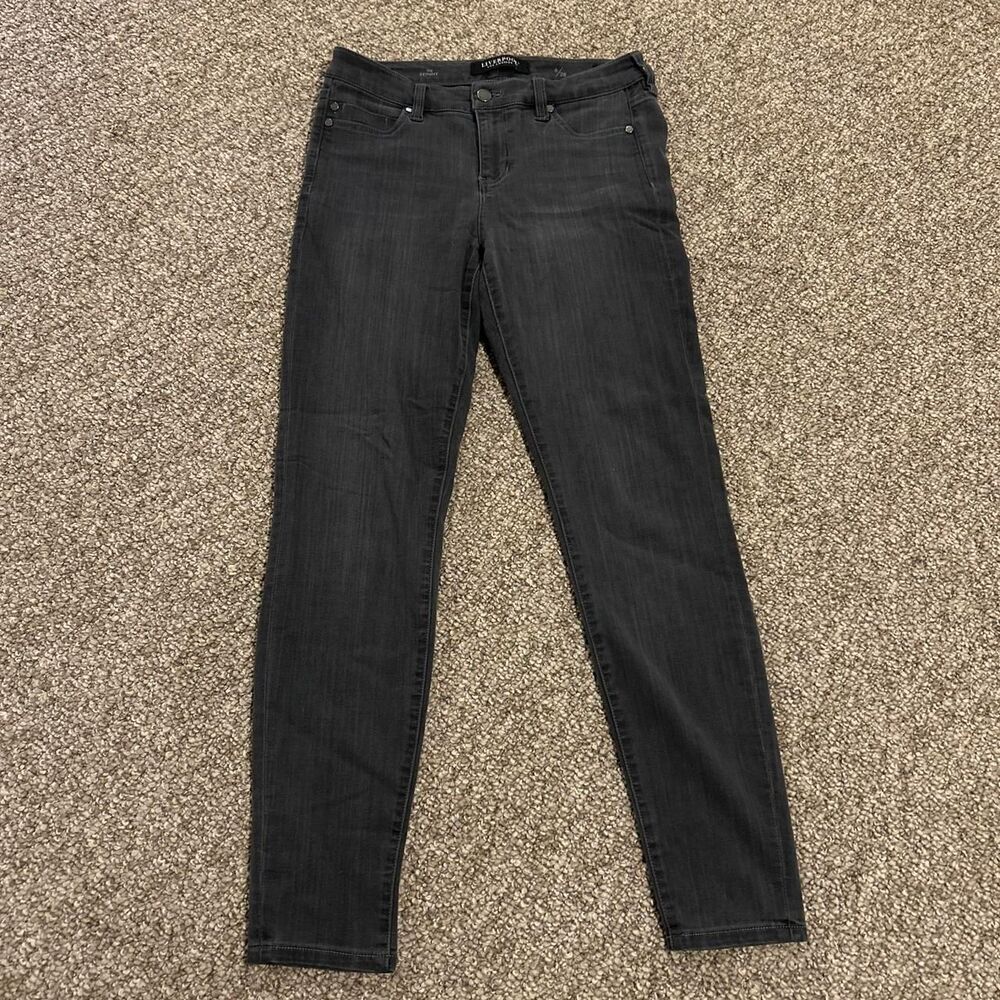 Liverpool-los-angeles Women's Black and Grey Jeans